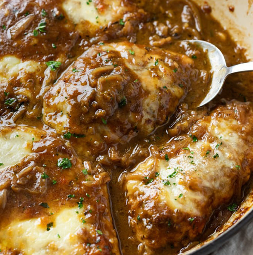 Chicken French Onion Bake